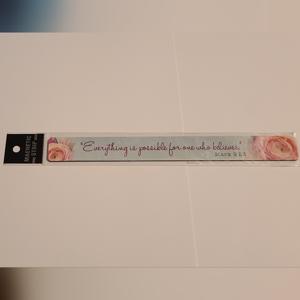 Magnet Strip Everything Is Possible For Who Believes Scripture